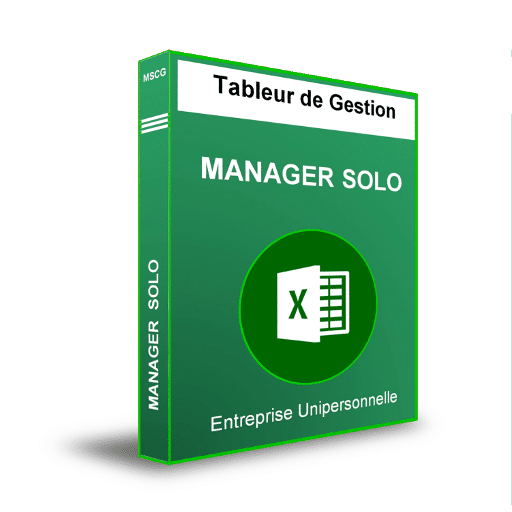 MANAGEUR MSCG SOLO 3 boutique Tableur de gestion Méthode Simplifiée de Comptabilité et de Gestion par gérer ma petite entreprise