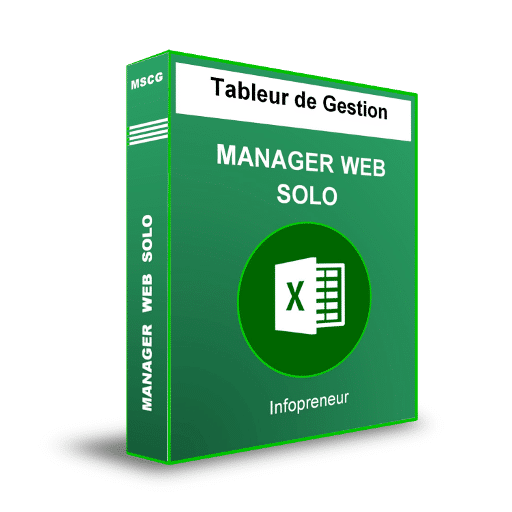 MANAGEUR MSCG WEB SOLO 3 Tableur de gestion Méthode Simplifiée de Comptabilité et de Gestion par gérer ma petite entreprise